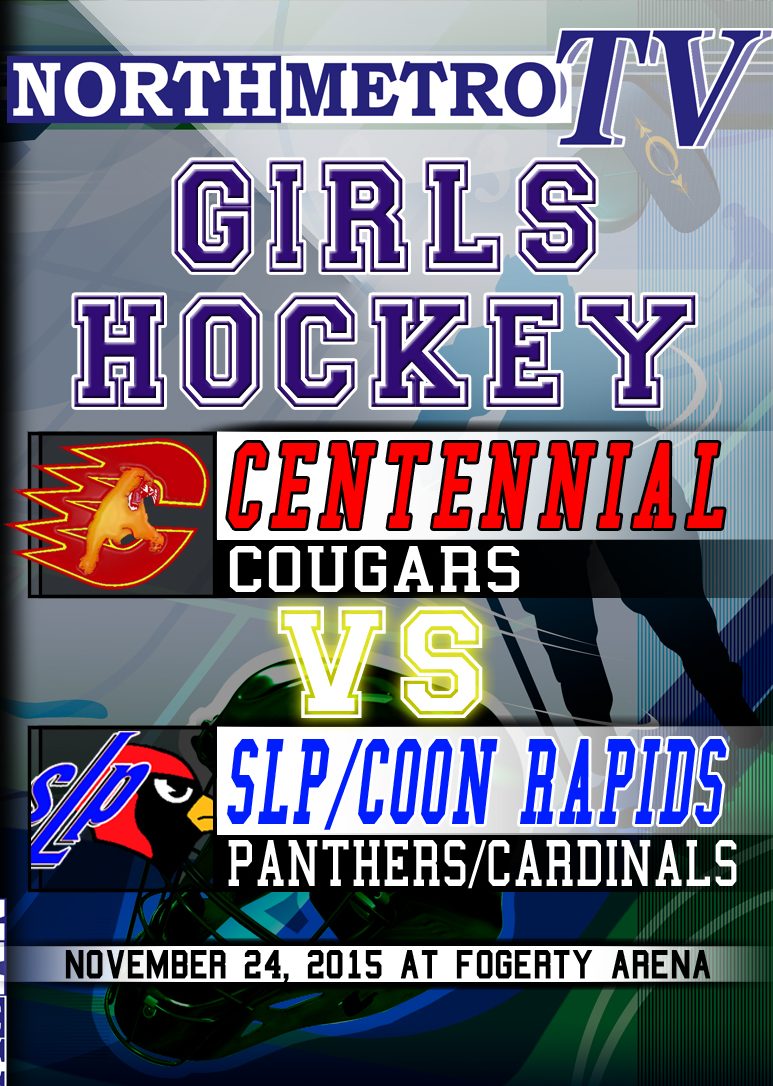 Girls Hockey: 11.24.15:  Centennial vs. Spring Lake Park/Coon Rapids