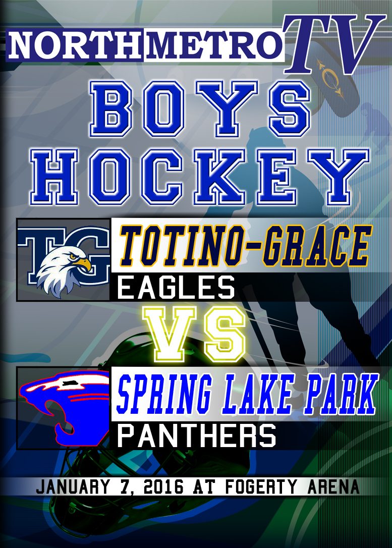 Boys Hockey: 1.7.16:  Totino Grace vs. Spring Lake Park