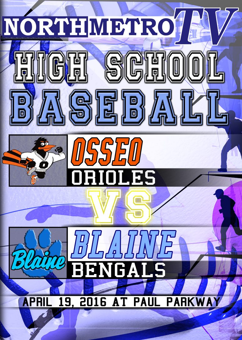 Baseball:  4.19.16: Osseo vs. Blaine