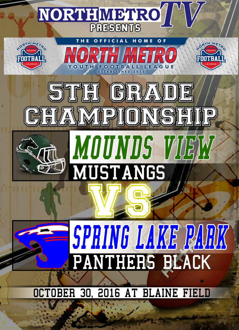 Youth Football: 10.30.16: 5th Grade Championship Game