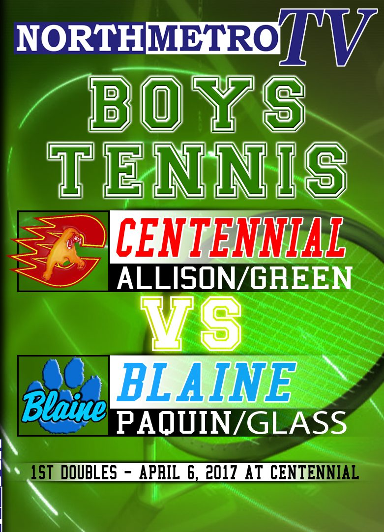 Boys Tennis: 4.6.17:  Blaine vs. Centennial