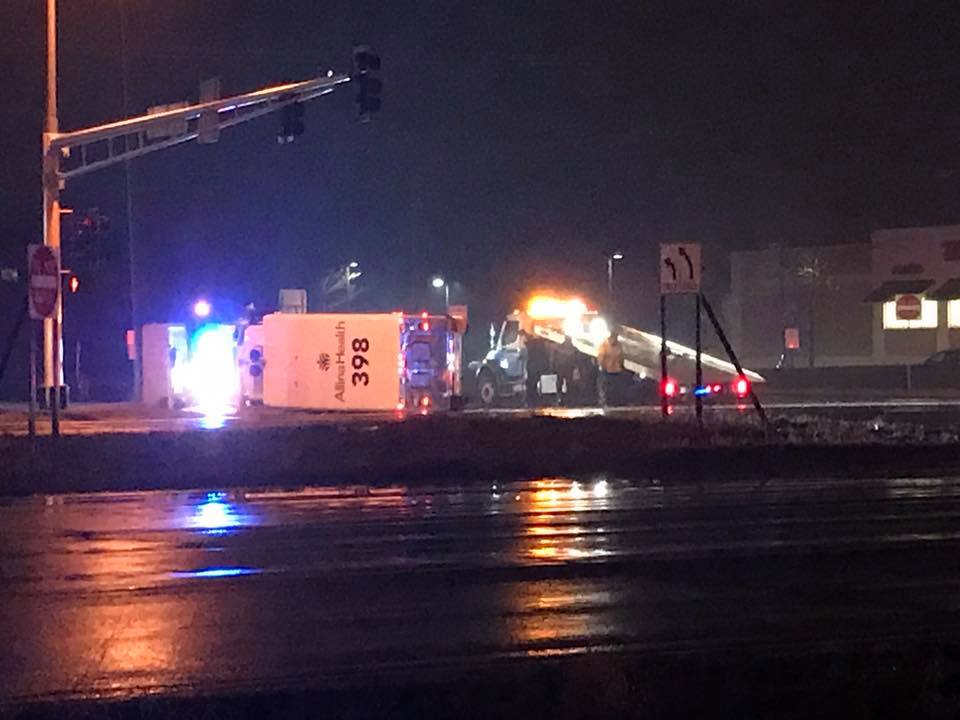 AMBULANCE ROLL OVER IN BLAINE North Metro TV