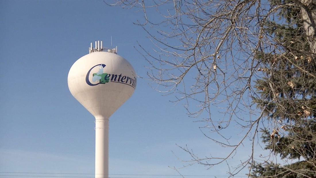 The Centerville water tower.